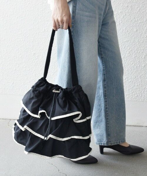 SHIPS / シップス トートバッグ | 【WEB限定】SHIPS any: フリル ドロスト トート バッグ | 詳細4