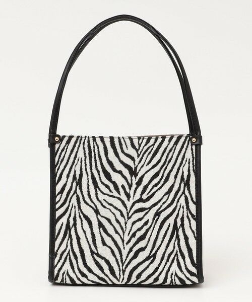 SHIPS / シップス トートバッグ | SHIPS any: レオパード ゼブラ スクエア トート バッグ | 詳細3