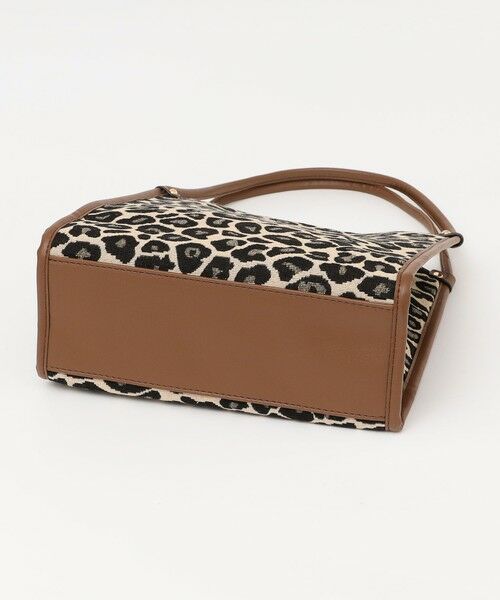 SHIPS / シップス トートバッグ | SHIPS any: レオパード ゼブラ スクエア トート バッグ | 詳細11