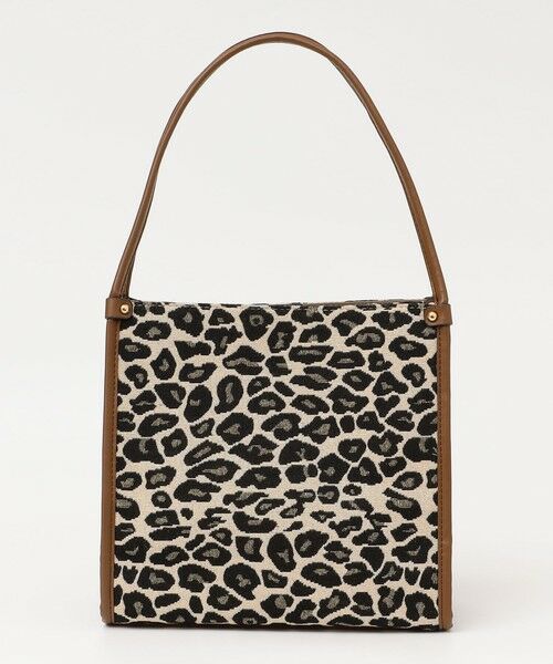 SHIPS / シップス トートバッグ | SHIPS any: レオパード ゼブラ スクエア トート バッグ | 詳細7