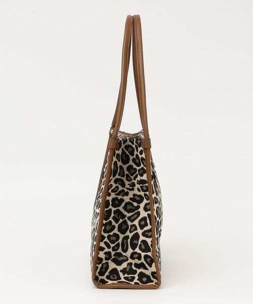 SHIPS / シップス トートバッグ | SHIPS any: レオパード ゼブラ スクエア トート バッグ | 詳細8