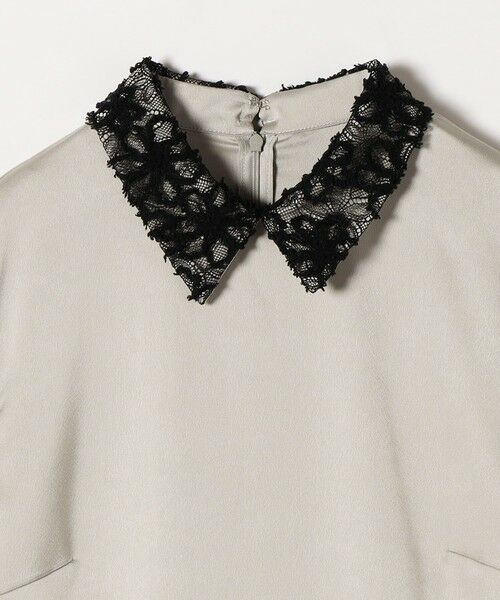 SHIPS / シップス シャツ・ブラウス | 《一部追加予約》SHIPS any:〈洗濯機可能〉サテン レースカラー ブラウス | 詳細10