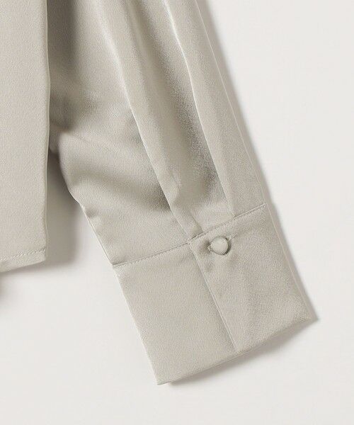 SHIPS / シップス シャツ・ブラウス | 《一部追加予約》SHIPS any:〈洗濯機可能〉サテン レースカラー ブラウス | 詳細12