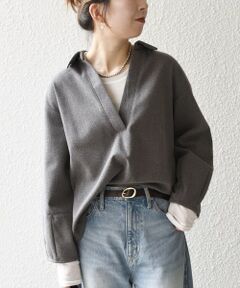 SHIPS / シップス シャツ・ブラウス | SHIPS any:〈手洗い可能〉ウォーム スキッパー ドロスト シャツ