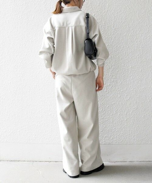 SHIPS / シップス シャツ・ブラウス | SHIPS any:〈手洗い可能〉ウォーム スキッパー ドロスト シャツ | 詳細2