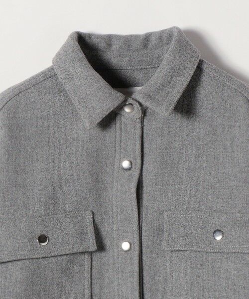 SHIPS / シップス テーラードジャケット | SHIPS any: メルトン オーバー シャツ ジャケット | 詳細9