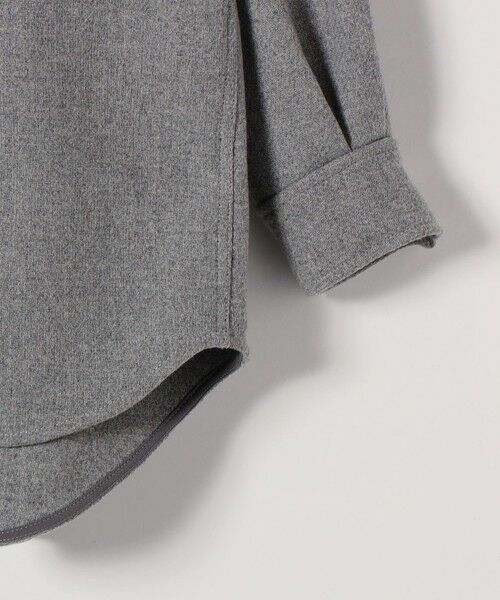SHIPS / シップス テーラードジャケット | SHIPS any: メルトン オーバー シャツ ジャケット | 詳細10