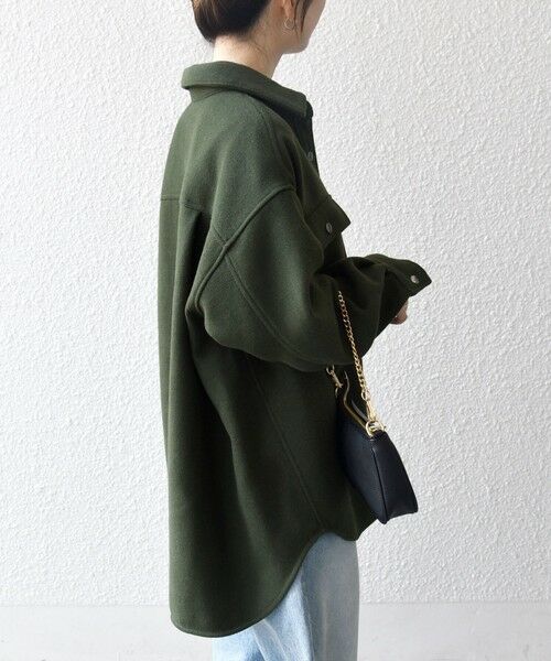 SHIPS / シップス テーラードジャケット | SHIPS any: メルトン オーバー シャツ ジャケット | 詳細20