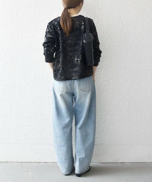 SHIPS / シップス シャツ・ブラウス | SHIPS any: スパンコール ジャカード バイカラー クルーネック シャツ カーディガン | 詳細2