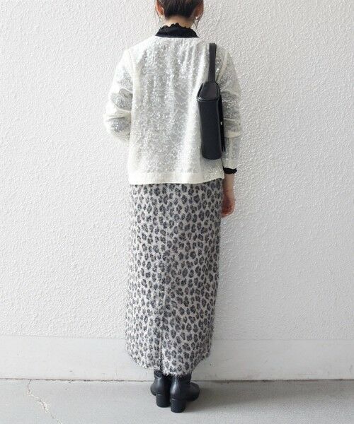 SHIPS / シップス シャツ・ブラウス | SHIPS any: スパンコール ジャカード バイカラー クルーネック シャツ カーディガン | 詳細15