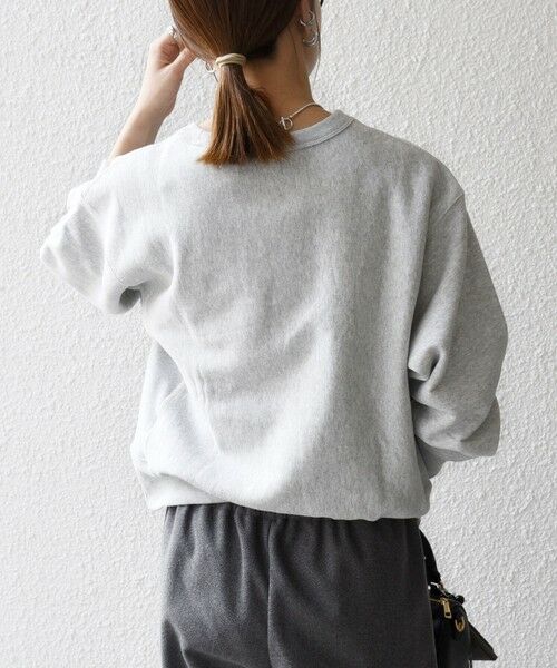 SHIPS / シップス スウェット | Champion:〈洗濯機可能〉リバースウィーブ(R) 裏起毛 クルーネック スウェット | 詳細5