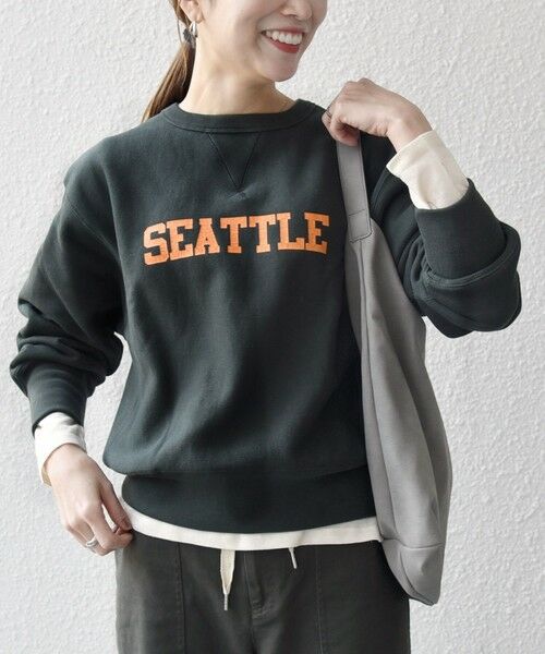 SHIPS / シップス スウェット | Champion:〈洗濯機可能〉リバースウィーブ(R) 裏起毛 クルーネック スウェット | 詳細14