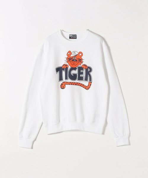 SHIPS / シップス スウェット | 《追加予約》The BOOK STORE:〈洗濯機可能〉タイガー プリント 裏起毛 スウェット | 詳細9