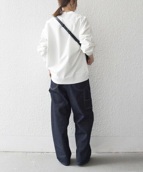 SHIPS / シップス Tシャツ | 《一部追加予約》SHIPS any:〈洗濯機可能〉裏起毛 クルーネック コクーン プルオーバー | 詳細2