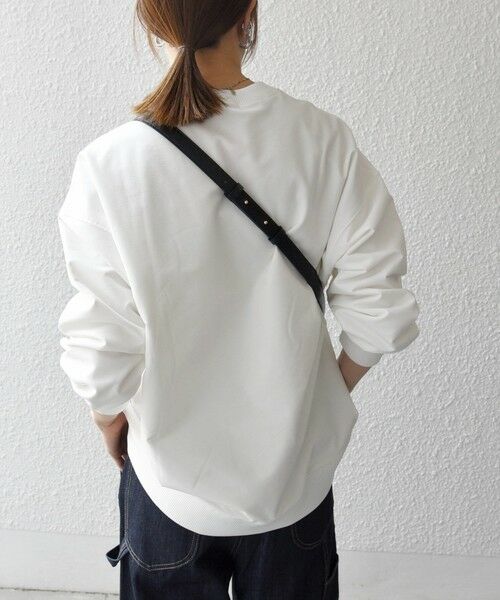 SHIPS / シップス Tシャツ | 《一部追加予約》SHIPS any:〈洗濯機可能〉裏起毛 クルーネック コクーン プルオーバー | 詳細6