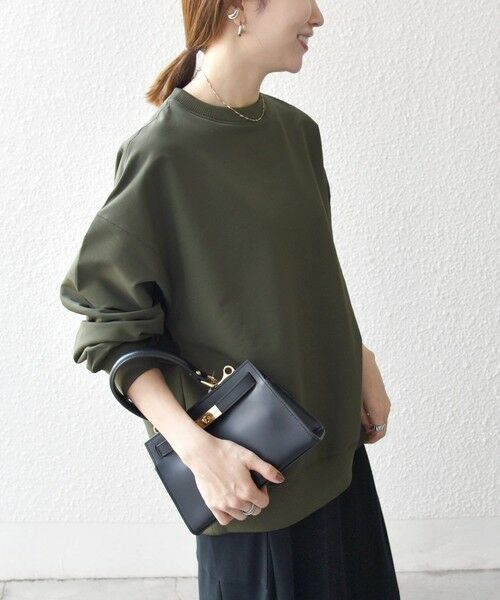 SHIPS / シップス Tシャツ | 《一部追加予約》SHIPS any:〈洗濯機可能〉裏起毛 クルーネック コクーン プルオーバー | 詳細12