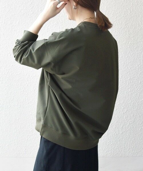 SHIPS / シップス Tシャツ | 《一部追加予約》SHIPS any:〈洗濯機可能〉裏起毛 クルーネック コクーン プルオーバー | 詳細13