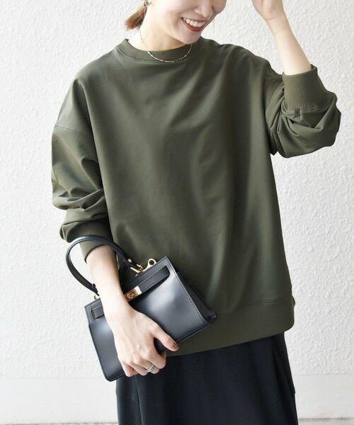 SHIPS / シップス Tシャツ | 《一部追加予約》SHIPS any:〈洗濯機可能〉裏起毛 クルーネック コクーン プルオーバー | 詳細14