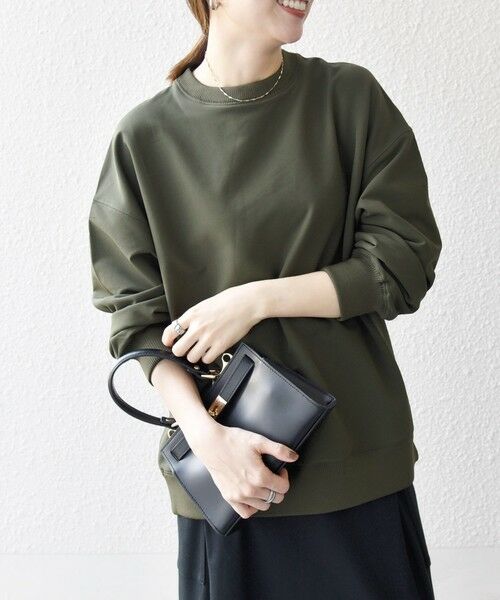 SHIPS / シップス Tシャツ | 《一部追加予約》SHIPS any:〈洗濯機可能〉裏起毛 クルーネック コクーン プルオーバー | 詳細15