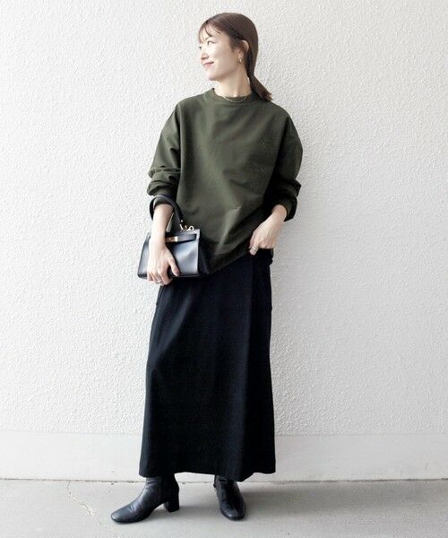 SHIPS / シップス Tシャツ | 《一部追加予約》SHIPS any:〈洗濯機可能〉裏起毛 クルーネック コクーン プルオーバー | 詳細9