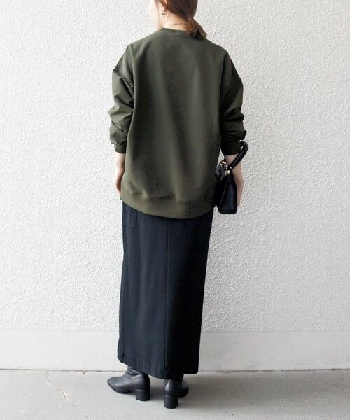 SHIPS / シップス Tシャツ | 《一部追加予約》SHIPS any:〈洗濯機可能〉裏起毛 クルーネック コクーン プルオーバー | 詳細10