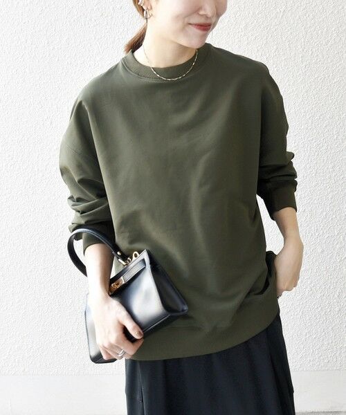 SHIPS / シップス Tシャツ | 《一部追加予約》SHIPS any:〈洗濯機可能〉裏起毛 クルーネック コクーン プルオーバー | 詳細11