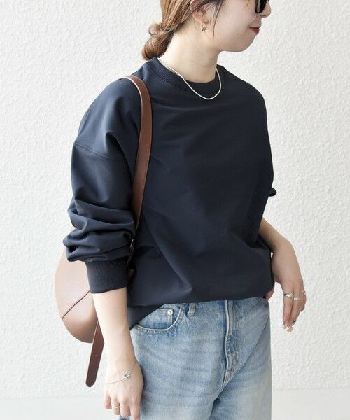 SHIPS / シップス Tシャツ | 《一部追加予約》SHIPS any:〈洗濯機可能〉裏起毛 クルーネック コクーン プルオーバー | 詳細25