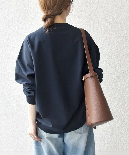 SHIPS / シップス Tシャツ | 《一部追加予約》SHIPS any:〈洗濯機可能〉裏起毛 クルーネック コクーン プルオーバー | 詳細26