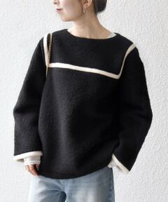 SHIPS / シップス カットソー | 《追加予約》SHIPS any: バイカラー セーラー デザイン プルオーバー