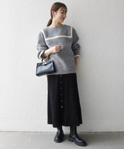 SHIPS / シップス カットソー | 《追加予約》SHIPS any: バイカラー セーラー デザイン プルオーバー | 詳細1