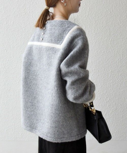 SHIPS / シップス カットソー | 《追加予約》SHIPS any: バイカラー セーラー デザイン プルオーバー | 詳細5