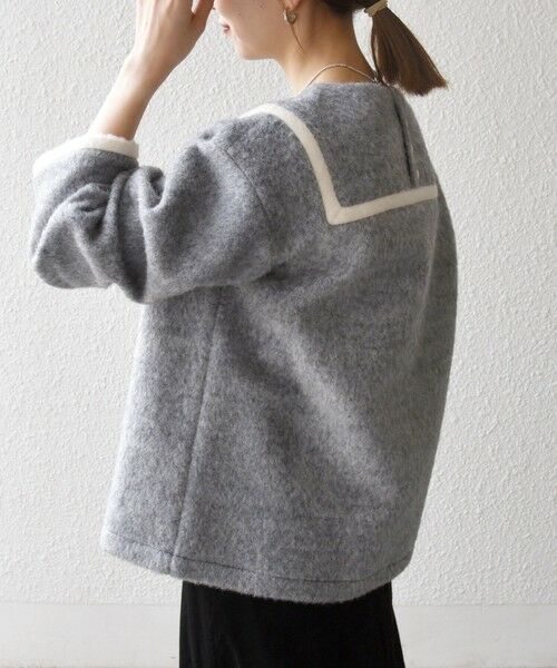 SHIPS / シップス カットソー | 《追加予約》SHIPS any: バイカラー セーラー デザイン プルオーバー | 詳細7