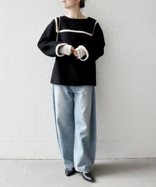 SHIPS / シップス カットソー | 《追加予約》SHIPS any: バイカラー セーラー デザイン プルオーバー | 詳細17