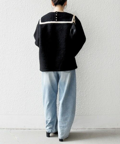 SHIPS / シップス カットソー | 《追加予約》SHIPS any: バイカラー セーラー デザイン プルオーバー | 詳細18