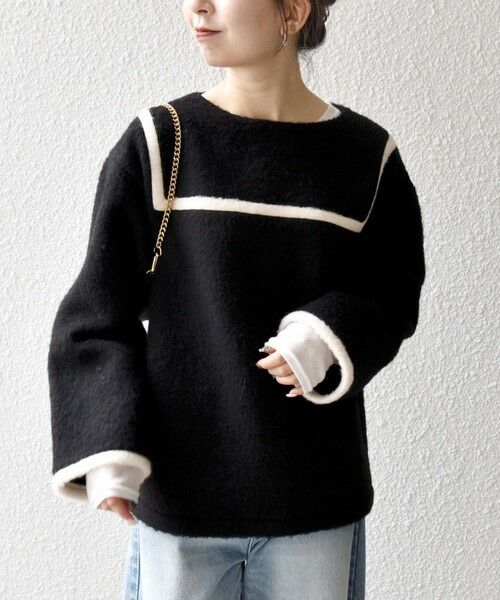 SHIPS / シップス カットソー | 《追加予約》SHIPS any: バイカラー セーラー デザイン プルオーバー | 詳細19