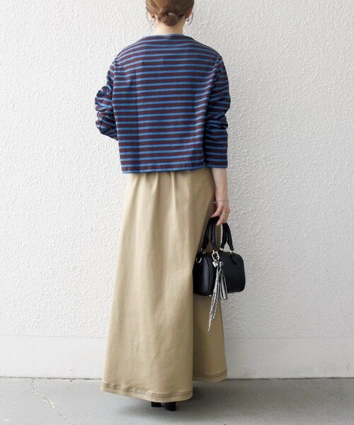 SHIPS / シップス カットソー | ORCIVAL:〈手洗い可能〉ボートネック ボーダー ロングスリーブ プルオーバー 25AW | 詳細3