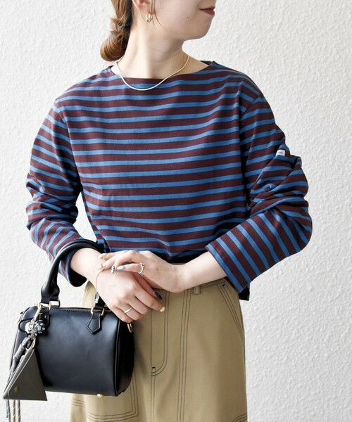 SHIPS / シップス カットソー | ORCIVAL:〈手洗い可能〉ボートネック ボーダー ロングスリーブ プルオーバー 25AW | 詳細4