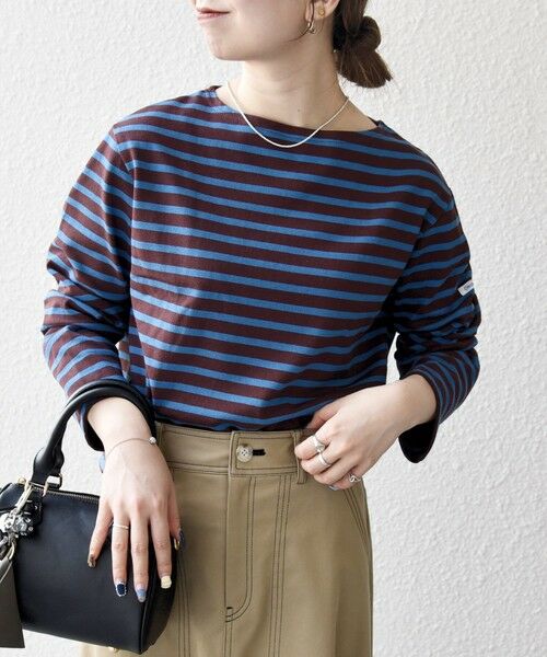 SHIPS / シップス カットソー | ORCIVAL:〈手洗い可能〉ボートネック ボーダー ロングスリーブ プルオーバー 25AW | 詳細7