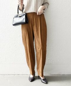 SHIPS / シップス その他パンツ | SHIPS any: ポリエステル スエード テーパード イージー パンツ