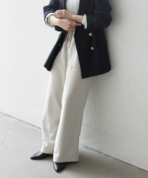 SHIPS / シップス その他パンツ | SHIPS any:〈手洗い可能〉ウォーム イージー ワイド ストレート パンツ | 詳細6