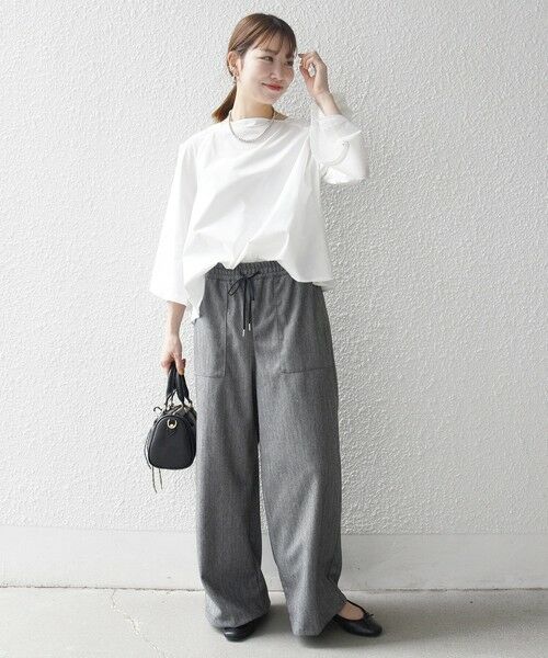 SHIPS / シップス その他パンツ | SHIPS any:〈手洗い可能〉ウォーム イージー ワイド ストレート パンツ | 詳細23