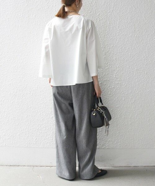 SHIPS / シップス その他パンツ | SHIPS any:〈手洗い可能〉ウォーム イージー ワイド ストレート パンツ | 詳細24