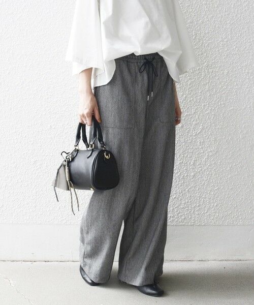 SHIPS / シップス その他パンツ | SHIPS any:〈手洗い可能〉ウォーム イージー ワイド ストレート パンツ | 詳細26