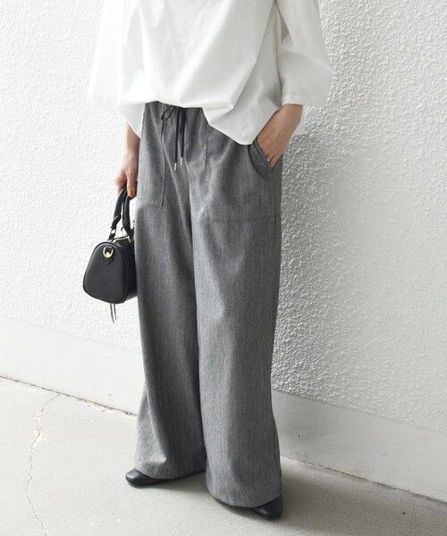 SHIPS / シップス その他パンツ | SHIPS any:〈手洗い可能〉ウォーム イージー ワイド ストレート パンツ | 詳細28