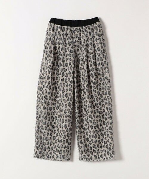 SHIPS / シップス その他パンツ | SHIPS any:〈手洗い可能〉レオパード ジャカード ワイド イージー パンツ | 詳細9
