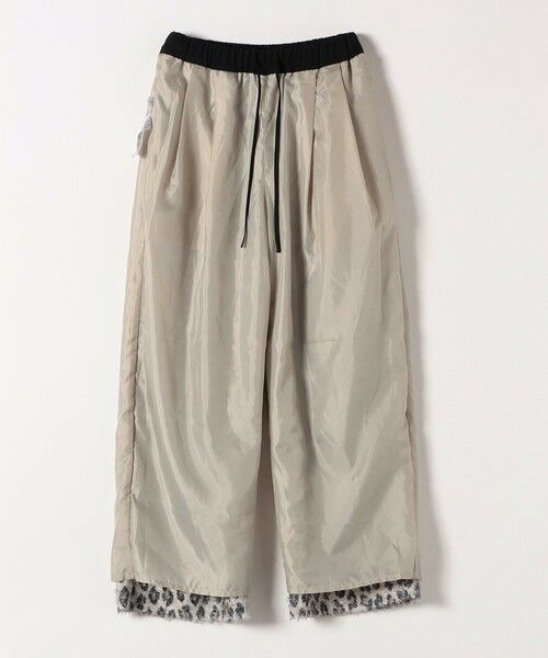 SHIPS / シップス その他パンツ | SHIPS any:〈手洗い可能〉レオパード ジャカード ワイド イージー パンツ | 詳細16