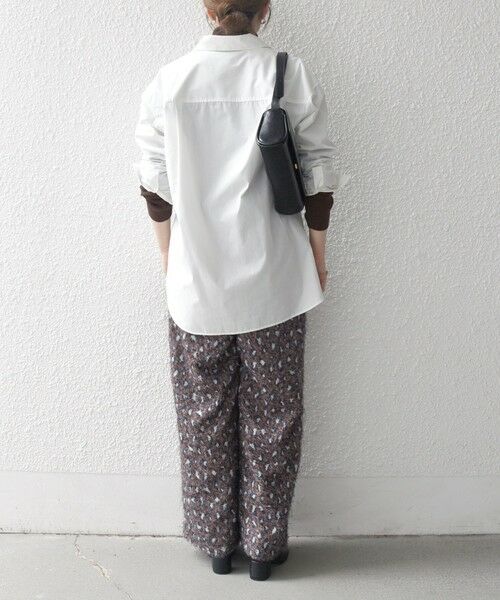 SHIPS / シップス その他パンツ | SHIPS any:〈手洗い可能〉レオパード ジャカード ワイド イージー パンツ | 詳細20