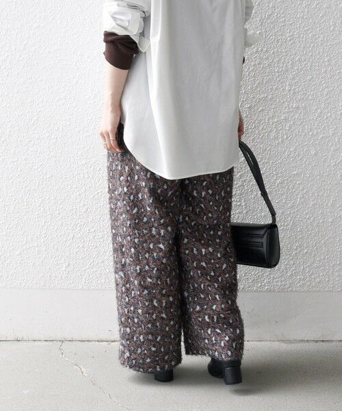 SHIPS / シップス その他パンツ | SHIPS any:〈手洗い可能〉レオパード ジャカード ワイド イージー パンツ | 詳細23