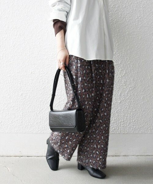 SHIPS / シップス その他パンツ | SHIPS any:〈手洗い可能〉レオパード ジャカード ワイド イージー パンツ | 詳細26