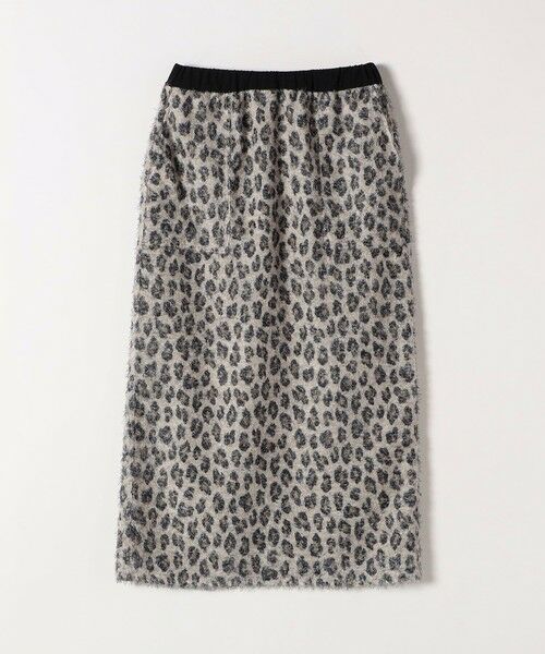 SHIPS / シップス ロング・マキシ丈スカート | 《一部追加予約》SHIPS any:〈手洗い可能〉レオパード ジャカード Iライン イージー スカート | 詳細7